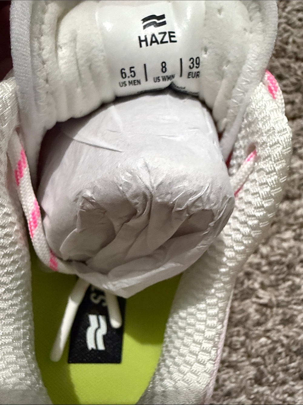 Pink Women's Athletic Sneakers strike movement - Picture 2 of 3